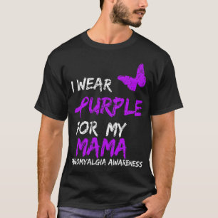 Camiseta Conciencia Que Uso Púrpura Para Mi Mamá