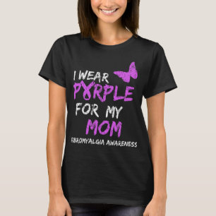 Camiseta Conciencia Que Uso Púrpura Para Mi Mamá 4