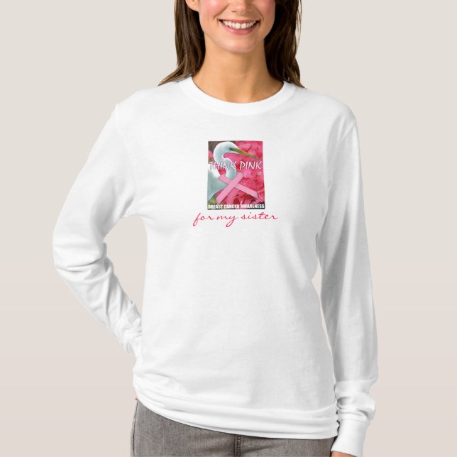 Camiseta Conciencia rosa (Anverso)