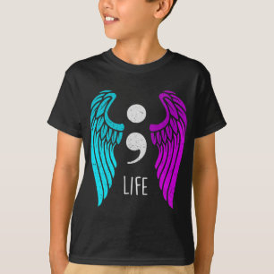 Camiseta Conciencia - Semi Colon Life Angel
