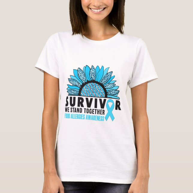 CAMISETA CONCIENCIA SOBRE ALERGIAS ALIMENTARIAS (Anverso)
