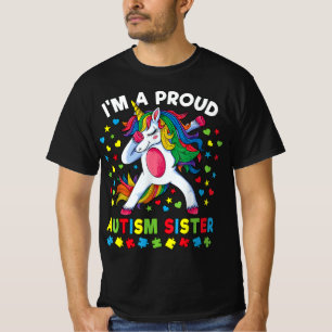 Camiseta Conciencia sobre autismo abusando de Chica unicorn