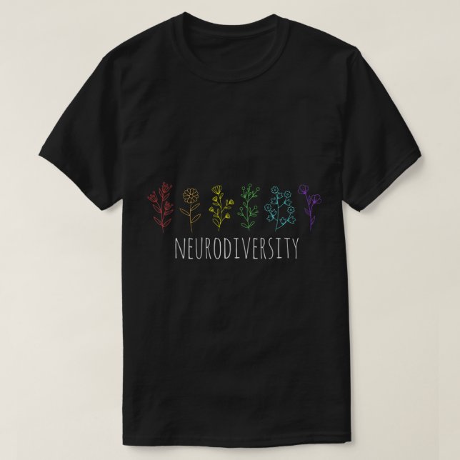 Camiseta Conciencia sobre autismo Orgullo autista Neurodive (Diseño del anverso)