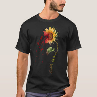 Camiseta Conciencia sobre células falciformes girasol