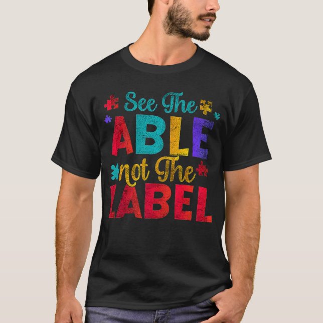 Camiseta Conciencia sobre el ableismo Discapacidad contra l (Anverso)