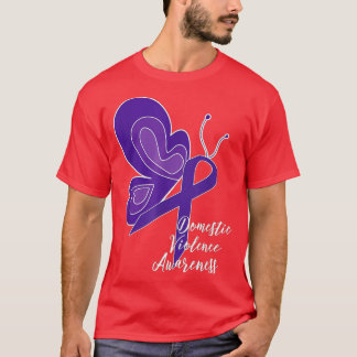 CAMISETA CONCIENCIA SOBRE EL ABUSO DE LA VIOLENCIA DOMÉSTIC