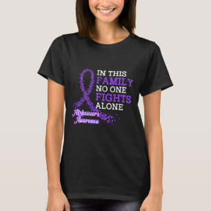 Camiseta Conciencia sobre el alzheimer de la familia de la 