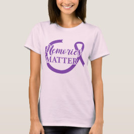 Camiseta Conciencia sobre el Alzheimer Los Recuerdos Import