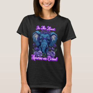 Camiseta Conciencia sobre el Alzheimer Salud Mental Elefant