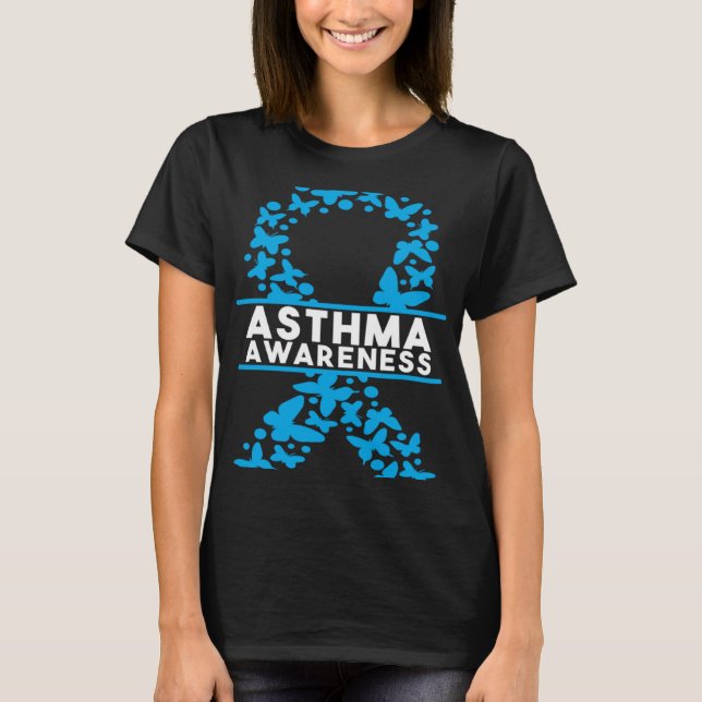 Camiseta Conciencia sobre el asma (Anverso)