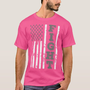 Camiseta Conciencia Sobre El Asma Lucha Contra La Bandera E
