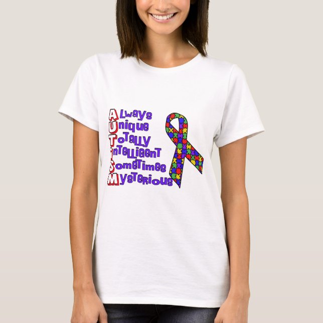 Camiseta Conciencia sobre el autismo (Anverso)