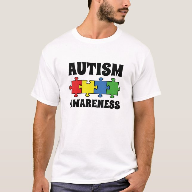 Camiseta Conciencia sobre el autismo (Anverso)
