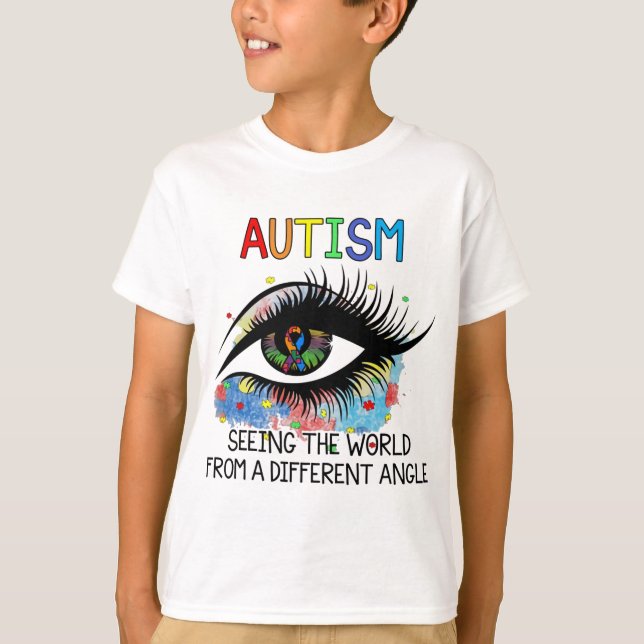 Camiseta Conciencia sobre el autismo (Anverso)