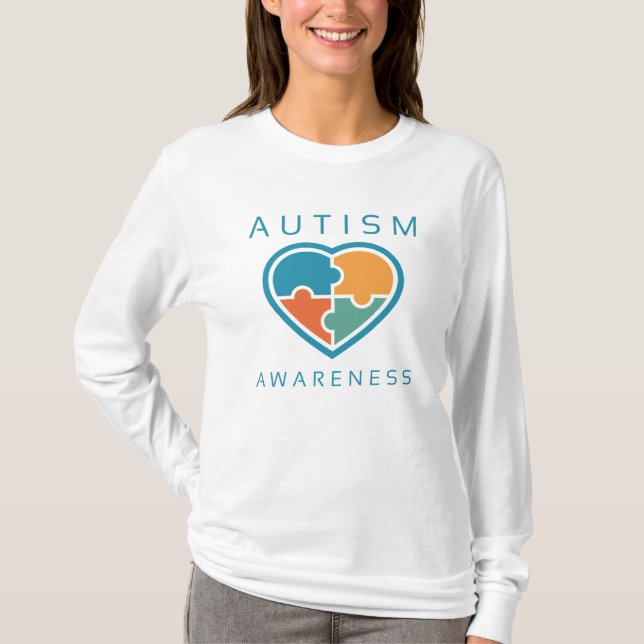 Camiseta Conciencia sobre el autismo (Anverso)