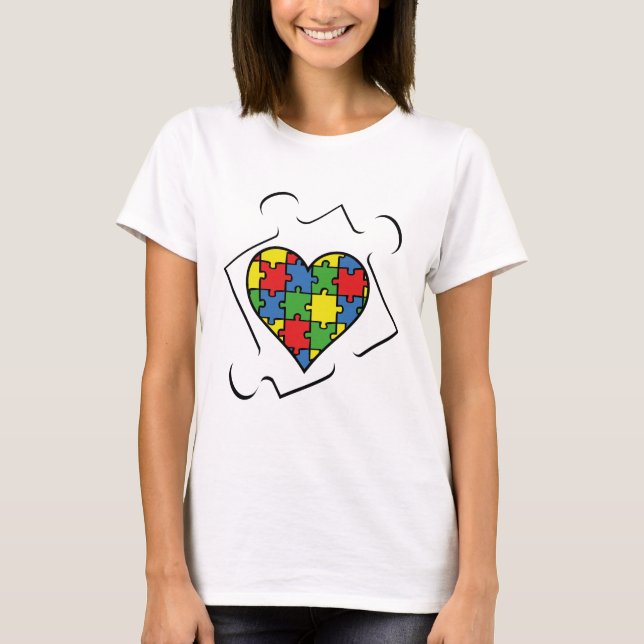 Camiseta Conciencia sobre el autismo (Anverso)