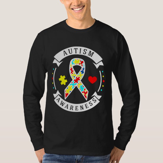 Camiseta Conciencia sobre el autismo (Anverso)