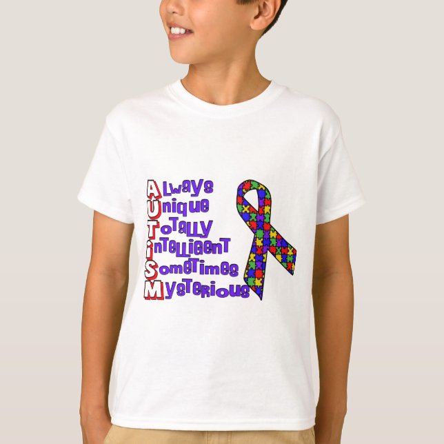 Camiseta Conciencia sobre el autismo (Anverso)