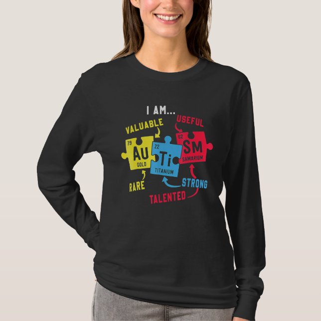 Camiseta Conciencia sobre el autismo (Anverso)