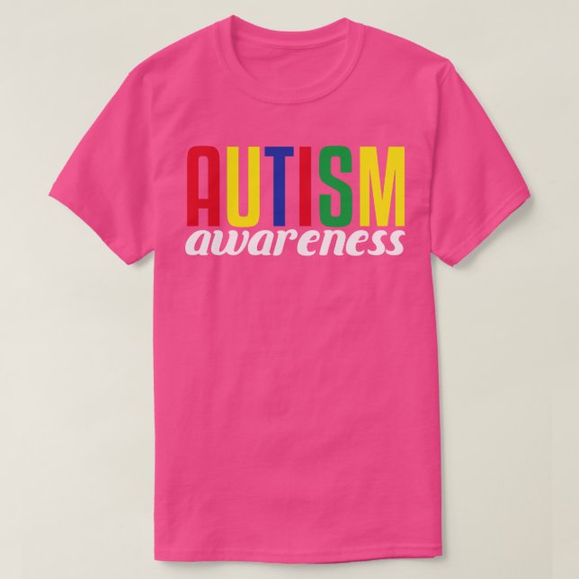 Camiseta Conciencia sobre el autismo (6) (Diseño del anverso)