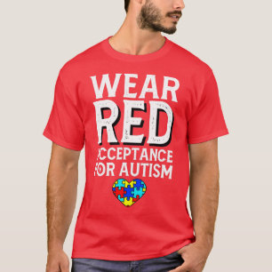 Camiseta Conciencia Sobre El Autismo Abril Usa Aceptación R