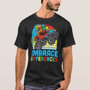 Camiseta Conciencia sobre el Autismo Acepta las Diferencias