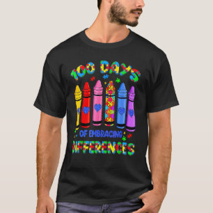 Camiseta Conciencia sobre el Autismo Acepta las Diferencias