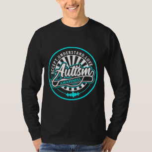 Camiseta Conciencia sobre el autismo aceptar entender el am