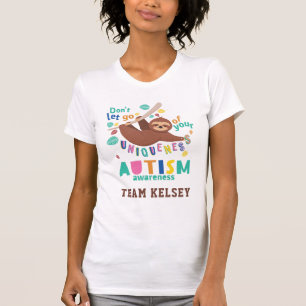 Camiseta Conciencia sobre el Autismo Aferra a Tu Singularid