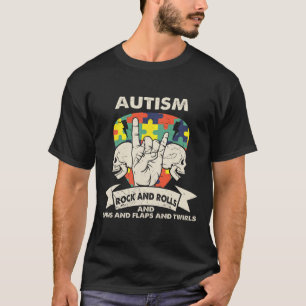 Camiseta Conciencia sobre el Autismo Agita Gira Vuela Retue