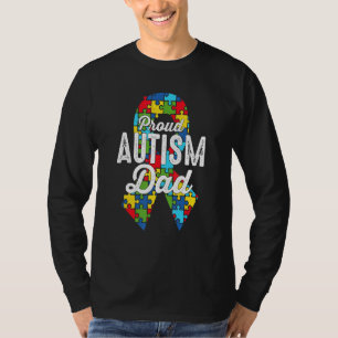 Camiseta Conciencia sobre el autismo Autismo Orgulloso Papá