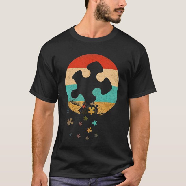 Camiseta Conciencia sobre el autismo barato regalo cosecha  (Anverso)