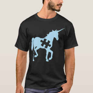 Camiseta Conciencia sobre el autismo , Día de Unicornio Azu