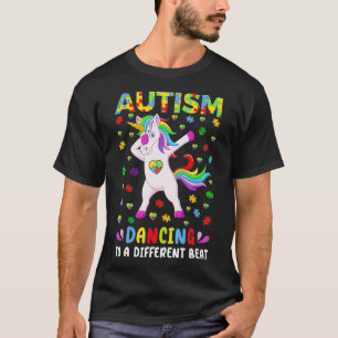 Camiseta Conciencia sobre el autismo El baile Unicornio es 