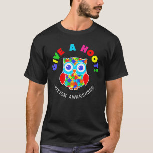 Camiseta Conciencia sobre el autismo El color de la lechuza