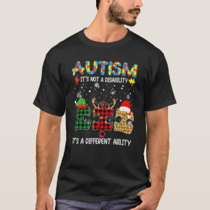 Camiseta Conciencia sobre el autismo El leopardo de las nav