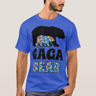 Camiseta Conciencia sobre el autismo en el oso de Gaga