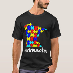 Camiseta Conciencia sobre el autismo en Minnesota