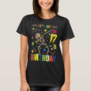 Camiseta Conciencia sobre el autismo Es mi cumpleaños númer