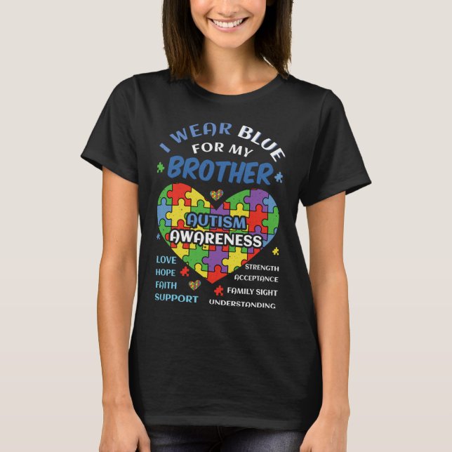 Camiseta Conciencia sobre el autismo especial del rompecabe (Anverso)
