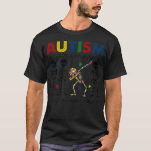 Camiseta Conciencia sobre el autismo esquelético No es una