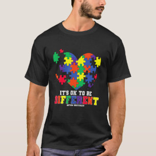 Camiseta Conciencia sobre el autismo Está bien ser un autis