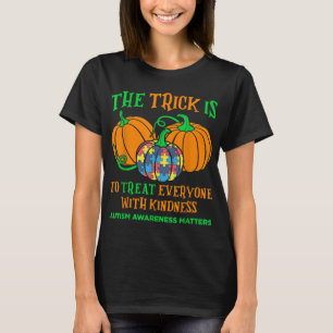 Camiseta Conciencia sobre el autismo Halloween Caída Octubr
