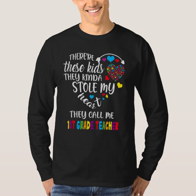 Camiseta Conciencia sobre el autismo Hay niños que me llama (Anverso)