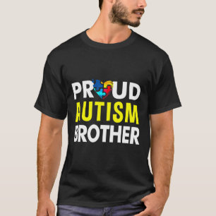 Camiseta Conciencia sobre el autismo Hermano de autismo org