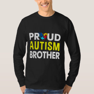 Camiseta Conciencia sobre el autismo Hermano de autismo org