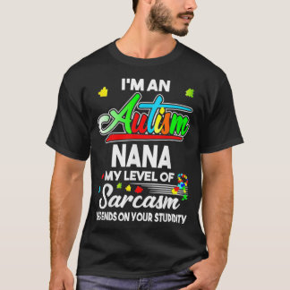 Camiseta Conciencia sobre el autismo Ix27m An Autism Nana
