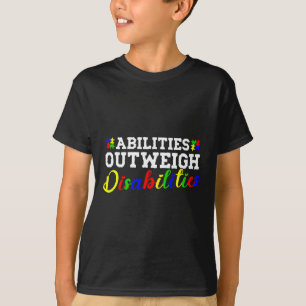 Camiseta Conciencia sobre el autismo - Las habilidades supe