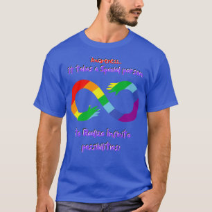 Camiseta Conciencia sobre el autismo Lleva a una persona es