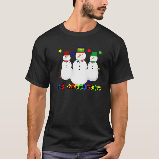 Camiseta Conciencia sobre el autismo: los Navidades feos so (Anverso)
